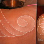 пример белого рисунка татуировки 11.11.2019 №196 -Tattoos in white- tatufoto.com
