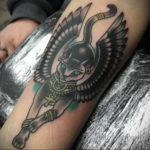 тату Египетская кошка 18.11.2019 №030 -Egyptian cat tattoo- tatufoto.com