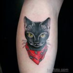 тату Египетская кошка 18.11.2019 №058 -Egyptian cat tattoo- tatufoto.com