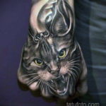 тату Египетская кошка 18.11.2019 №068 -Egyptian cat tattoo- tatufoto.com