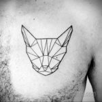 тату Египетская кошка 18.11.2019 №071 -Egyptian cat tattoo- tatufoto.com