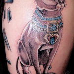 тату Египетская кошка 18.11.2019 №087 -Egyptian cat tattoo- tatufoto.com
