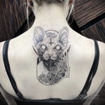 тату Египетская кошка 18.11.2019 №091 -Egyptian cat tattoo- tatufoto.com