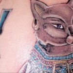 тату Египетская кошка 18.11.2019 №104 -Egyptian cat tattoo- tatufoto.com