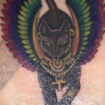 тату Египетская кошка 18.11.2019 №107 -Egyptian cat tattoo- tatufoto.com