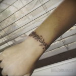тату браслет женский 18.11.2019 №013 -tattoo women bracelet- tatufoto.com