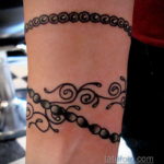 тату браслет женский 18.11.2019 №022 -tattoo women bracelet- tatufoto.com