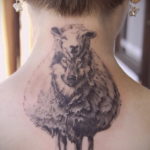 тату волка женские 18.11.2019 №012 -wolf tattoo women- tatufoto.com