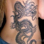 тату дракон женские 18.11.2019 №002 -dragon tattoos for women- tatufoto.com