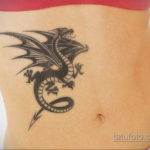 тату дракон женские 18.11.2019 №009 -dragon tattoos for women- tatufoto.com