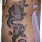 тату дракон женские 18.11.2019 №039 -dragon tattoos for women- tatufoto.com