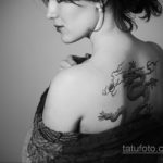 тату дракон женские 18.11.2019 №046 -dragon tattoos for women- tatufoto.com
