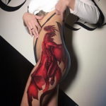 тату дракон женские 18.11.2019 №059 -dragon tattoos for women- tatufoto.com