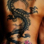 тату дракон женские 18.11.2019 №061 -dragon tattoos for women- tatufoto.com