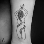 тату змеи женские 18.11.2019 №012 -women snake tattoos- tatufoto.com