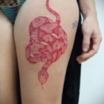 тату змеи женские 18.11.2019 №026 -women snake tattoos- tatufoto.com