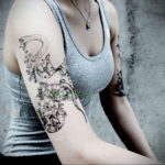 тату змеи женские 18.11.2019 №029 -women snake tattoos- tatufoto.com