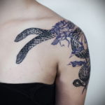 тату змеи женские 18.11.2019 №032 -women snake tattoos- tatufoto.com