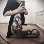 тату змеи женские 18.11.2019 №040 -women snake tattoos- tatufoto.com