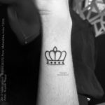 тату корона женская 18.11.2019 №004 -female crown tattoo- tatufoto.com