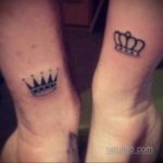 тату корона женская 18.11.2019 №015 -female crown tattoo- tatufoto.com