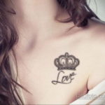 тату корона женская 18.11.2019 №019 -female crown tattoo- tatufoto.com