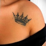 тату корона женская 18.11.2019 №022 -female crown tattoo- tatufoto.com