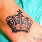 тату корона женская 18.11.2019 №028 -female crown tattoo- tatufoto.com