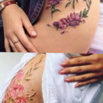 тату на бедре женские 18.11.2019 №016 -women hip tattoo- tatufoto.com