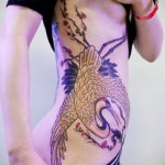 тату на боку женские 18.11.2019 №068 -side tattoos for women- tatufoto.com