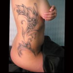 тату на боку женские 18.11.2019 №091 -side tattoos for women- tatufoto.com