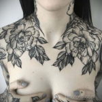 тату на груди женские 18.11.2019 №014 -women belly tattoos- tatufoto.com