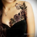 тату на груди женские 18.11.2019 №024 -women belly tattoos- tatufoto.com
