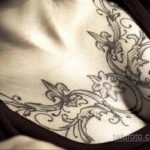 тату на груди женские 18.11.2019 №025 -women belly tattoos- tatufoto.com