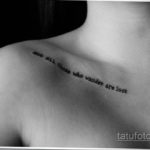 тату на ключице женские 18.11.2019 №021 -clavicle tattoo women- tatufoto.com
