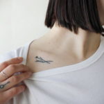 тату на ключице женские 18.11.2019 №048 -clavicle tattoo women- tatufoto.com