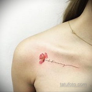 тату на ключице женские 18.11.2019 №069 -clavicle tattoo women- tatufoto.com