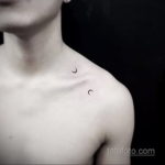 тату на ключице женские 18.11.2019 №074 -clavicle tattoo women- tatufoto.com