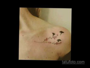 тату на ключице женские 18.11.2019 №075 -clavicle tattoo women- tatufoto.com