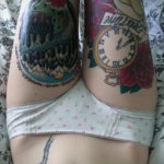 тату на ноге женские 18.11.2019 №049 -women leg tattoos- tatufoto.com