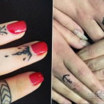 тату на пальцах женские 18.11.2019 №014 -finger tattoos for women- tatufoto.com