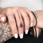 тату на пальцах женские 18.11.2019 №025 -finger tattoos for women- tatufoto.com