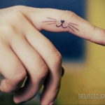 тату на пальцах женские 18.11.2019 №071 -finger tattoos for women- tatufoto.com