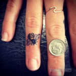 тату на пальцах женские 18.11.2019 №086 -finger tattoos for women- tatufoto.com