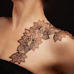 тату на плече женские 18.11.2019 №019 -women shoulder tattoos- tatufoto.com