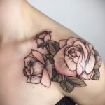 тату на плече женские 18.11.2019 №046 -women shoulder tattoos- tatufoto.com