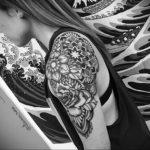 тату на плече женские 18.11.2019 №077 -women shoulder tattoos- tatufoto.com