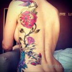 тату на ребрах женские 18.11.2019 №093 -rib tattoos for women- tatufoto.com