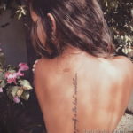 тату на спине женские 18.11.2019 №055 -women back tattoos- tatufoto.com