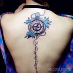 тату на спине женские 18.11.2019 №063 -women back tattoos- tatufoto.com